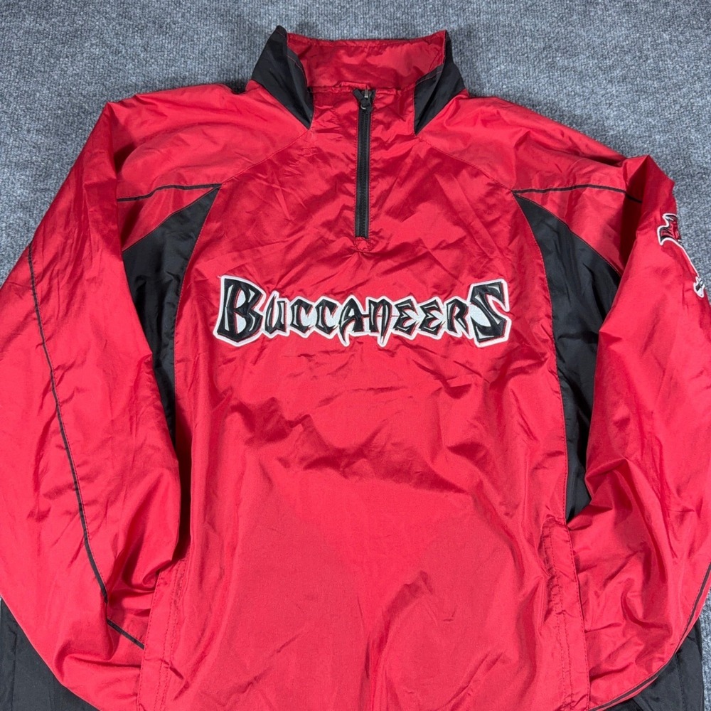 Vintage NFL Tampa Bay Buccaneers G-III‎ Windbreaker Jacket Mens XL Red